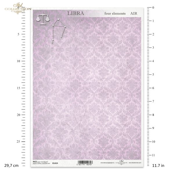 Papier ryżowy (HS code 48021000) R1424