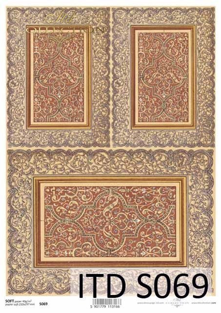 Papier decoupage Soft (HS code 48062000)  S0069