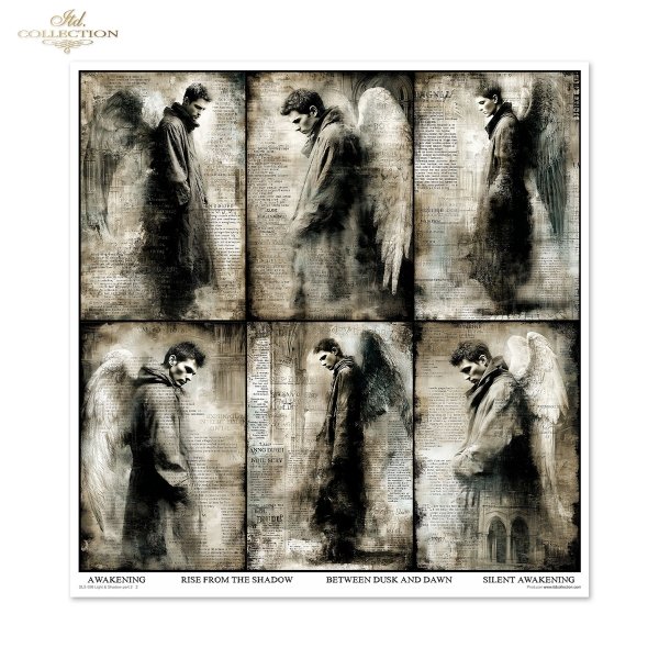 Zestaw papierow do scrapbookingu SLS 098 Light &amp; Shadow - Światło i Cień