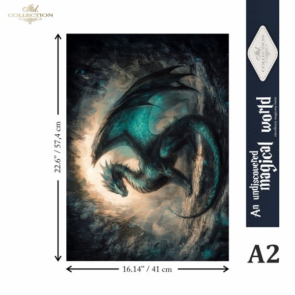 FPA2065 seria „An undiscovered magical world” – Nieodkryty magiczny świat * Mulberry decoupage paper FPA2065 „An undiscovered magical world” * Maulbeerpapier für Decoupage FPA2065 – Unentdeckte magische Welt * Papel decoupage FPA2065