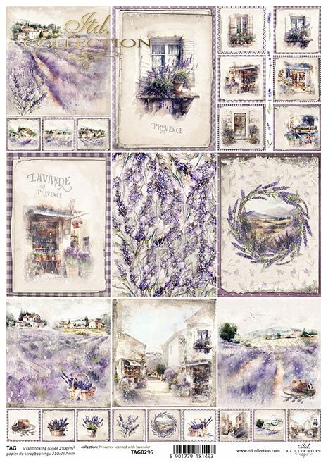 widoczki, pole lawendowe, miniatury, lawenda*views, lavender field, miniatures, lavender*Ansichten, Lavendelfeld, Miniaturen, Lavendel*vistas, campo de lavanda, miniaturas, lavanda