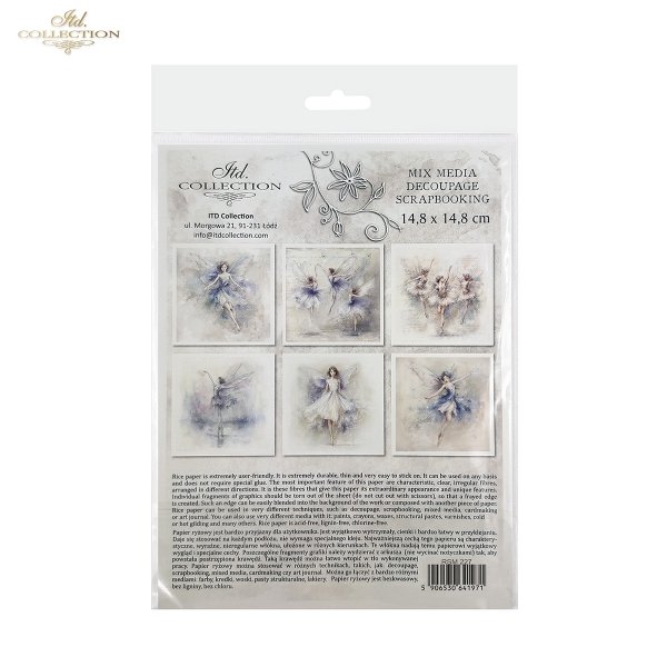 Zestaw papierów ryżowych (HS code 48021000) RSM227