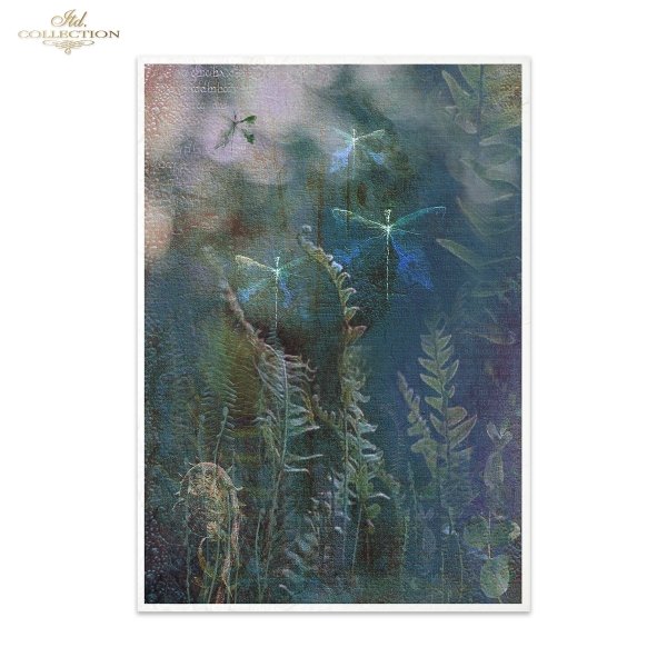 Papier morwowy decoupage FPA3026 seria „The Elven Valley” – Dolina elfów * Mulberry decoupage paper FPA3026 „The Elven Valley” * Maulbeerpapier für Decoupage FPA3026 – Das Elfental * Papel decoupage morera FPA3026 „El Valle de los Elfos”