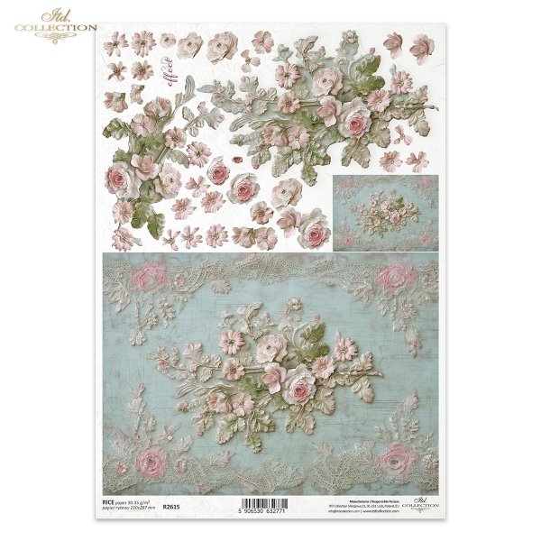 kwiaty 3D 3D flowers 3D-Blumen Flores 3D