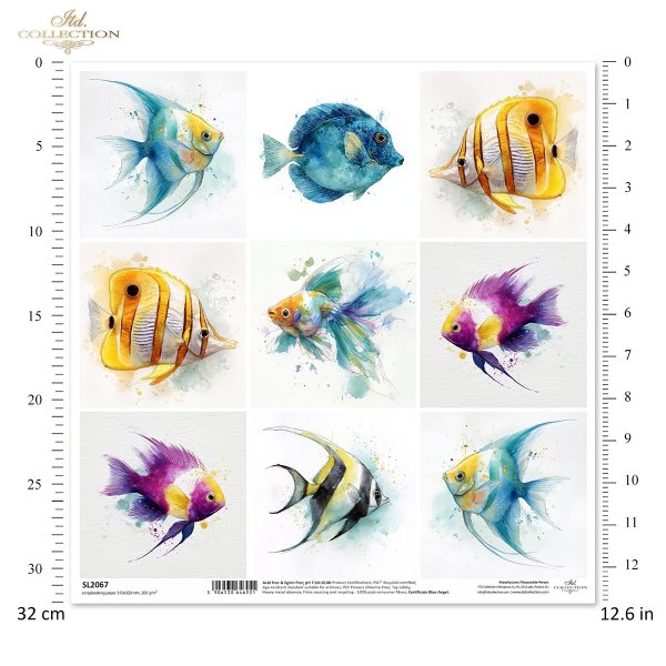 Papier do scrapbooking (HS code 48025890) SL2067