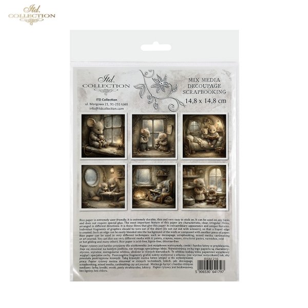 Mouse World - Świat Myszek - Myszki, ilustracje bajkowe, baśniowy las, przytulne, domowe scenki*mice, fairy tale illustrations, fairy tale forest, cosy, homely scenes