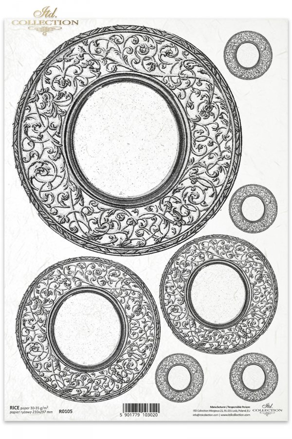 talerz, talerze, ornament, ornamenty, dekor, dekory, R105, plate, plates, ornamentation, decoration, decorations, placa con adorno negro, Platte mit schwarzem Ornament 