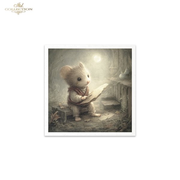 Mouse World - Świat Myszek - Myszki, ilustracje bajkowe, baśniowy las, przytulne, domowe scenki*mice, fairy tale illustrations, fairy tale forest, cosy, homely scenes