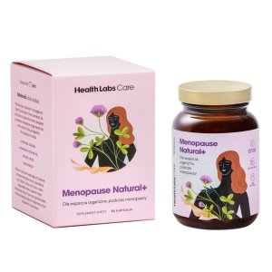 HealthLabs Menopause Natural+ wsparcie organizmu podczas menopauzy suplement diety 60 kapsułek (P1)