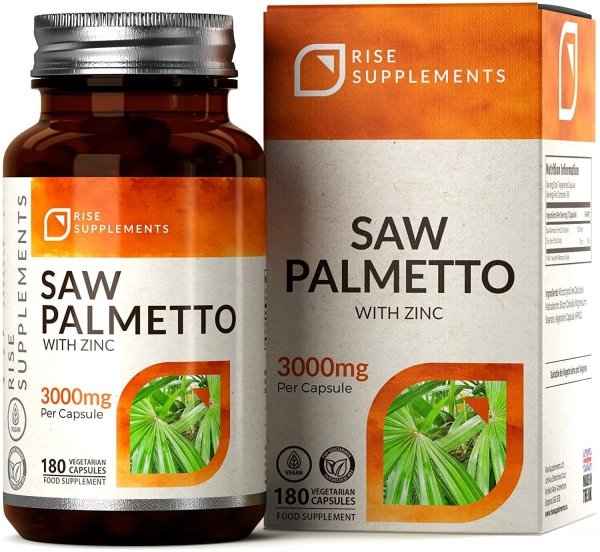 PALMA SABAŁOWA Saw Palmetto 180 Kapsułek po 3000mg