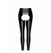 F304 Taboo wetlook leggings with open crotch and bum L