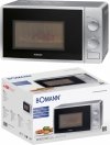 Kuchenka mikrofalowa z grillem 2W1 Bomann MWG 6014 CB (srebrna)