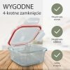 Szklane pojemniki do przechowywania żywności 9x Classbach C-FHD 4011 G