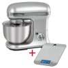 Robot kuchenny planetarny ProfiCook PC-KM 1222 W srebrny + waga