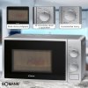 Kuchenka mikrofalowa z grillem 2W1 Bomann MWG 6015 CB (srebrna)