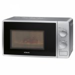 Kuchenka mikrofalowa z grillem 2W1 Bomann MWG 6014 CB (srebrna)