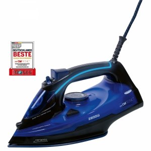 Żelazko parowe, ceramiczne z samooczyszczaniem, mocne 2800 W Clatronic DB 3755