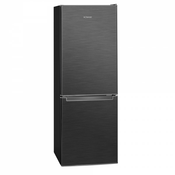 Lodówko-zamrażarka Bomann KG 7359 (ciemny inox)