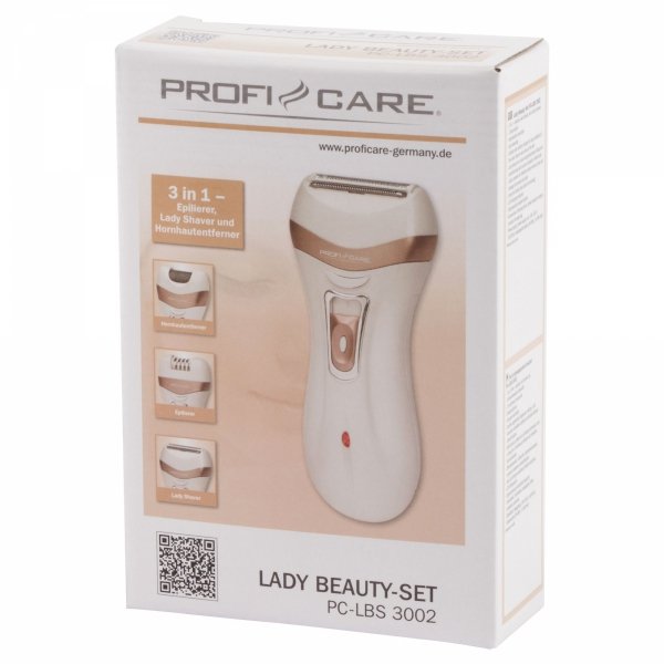 Zestaw do pielęgnacji ciała depilator, golarka 3w1 ProfiCare PC-LBS 3002