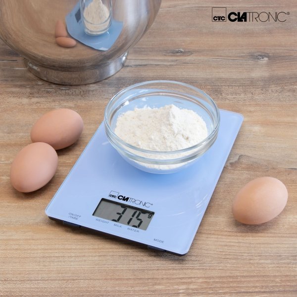 Elektroniczna waga kuchenna Clatronic KW 3626 (niebieska)