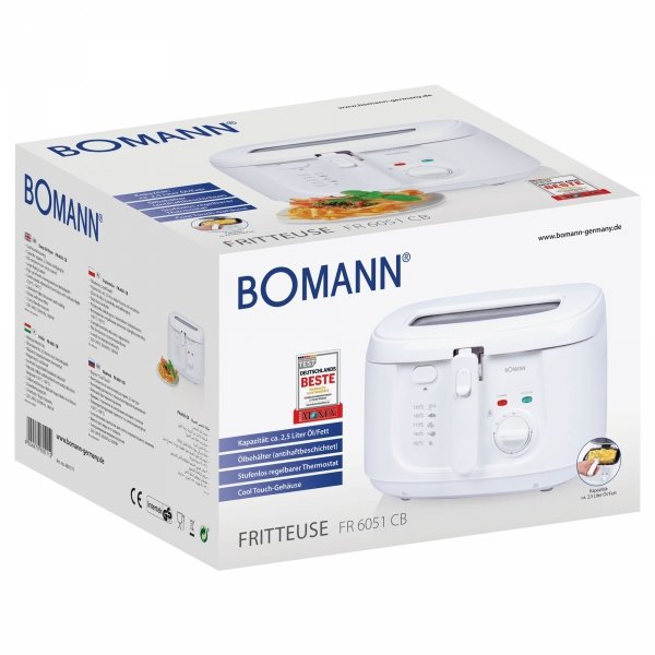Frytkownica olejowa 2.5 litra Bomann FR 6051 CB