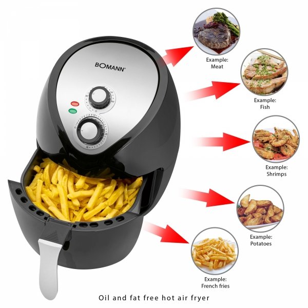 Frytkownica beztłuszczowa Bomann FR 6002 H CB