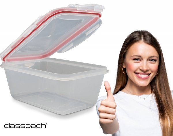 Pojemniki do przechowywania żywności 3x 1000 ml Classbach C-FHD 4006 K