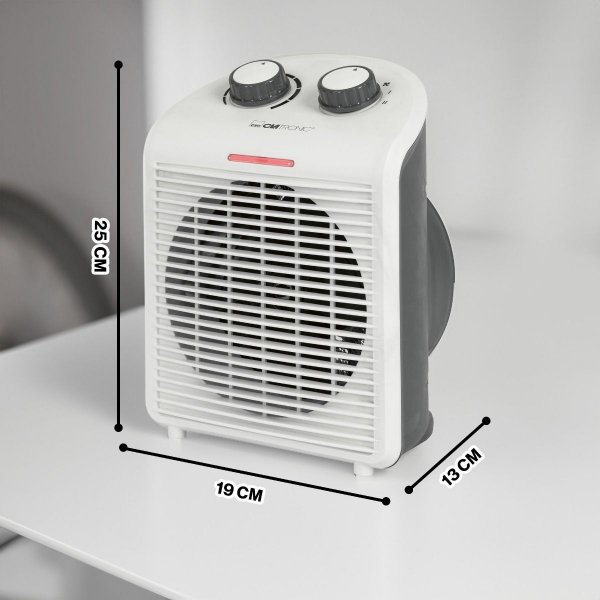 Termowentylator, grzejnik elektryczny 2000 W Clatronic HL 3761