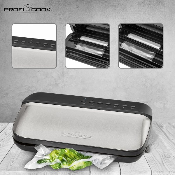 Zgrzewarka próżniowa, urządzenie do pakowania próżniowego ProfiCook PC-VK 1134