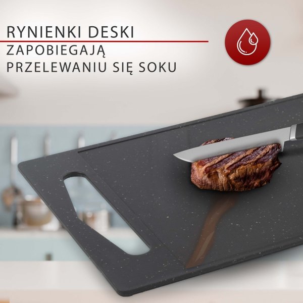 Zestaw desek do krojenia 3 elementy Classbach C-SB 4012 K (czarny)