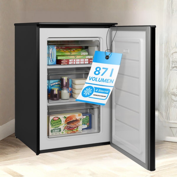 Zamrażarka szufladowa podblatowa Bomann GS 7253 (czarna)