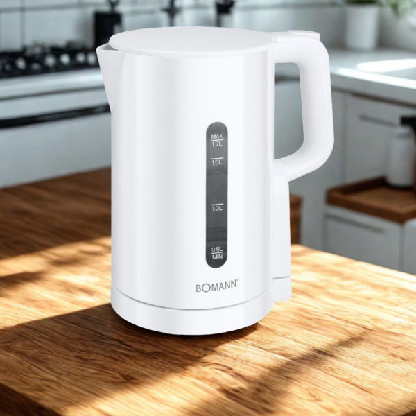 Czajnik elektryczny bezprzewodowy 1.7 L Bomann WK 6090 CB (biały)