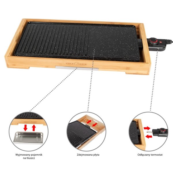 Grill elektryczny Teppanyaki ProfiCook PC-TYG 1143