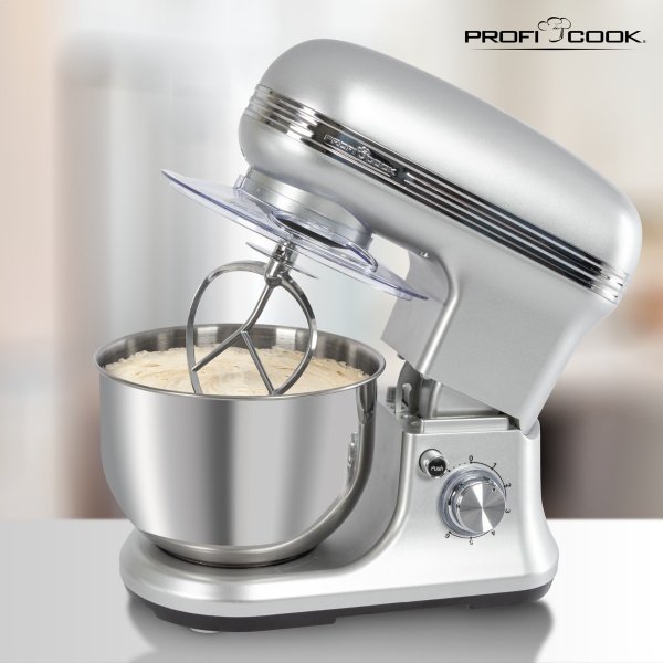 Robot kuchenny planetarny ProfiCook PC-KM 1222 W srebrny + waga