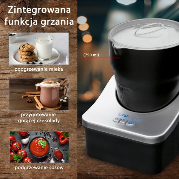 Spieniacz do mleka podgrzewacz Clatronic MS 3326