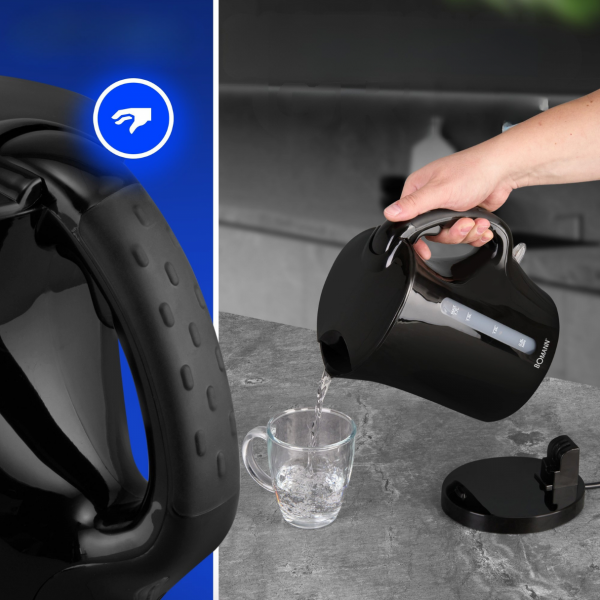 Czajnik elektryczny bezprzewodowy 1,7 L Bomann WK 6079 CB (czarny)