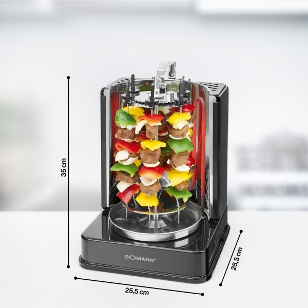 Pionowy Doner Kebab multigrill elektryczny Bomann DVG 3006