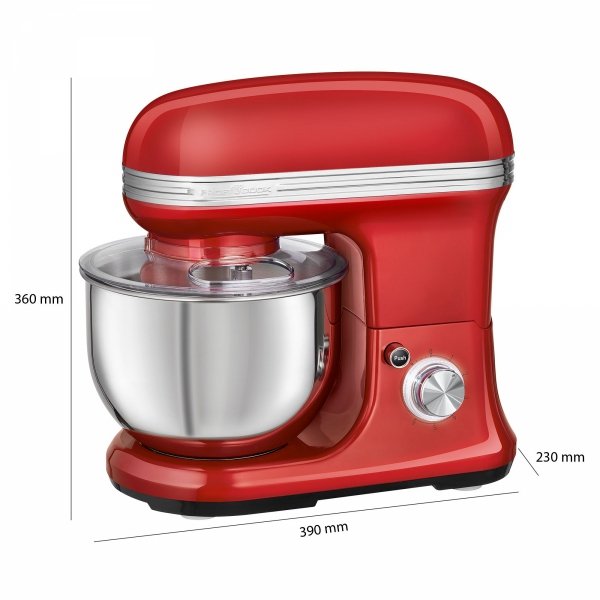 Profesjonalny robot kuchenny planetarny ProfiCook PC-KM 1197 czerwony
