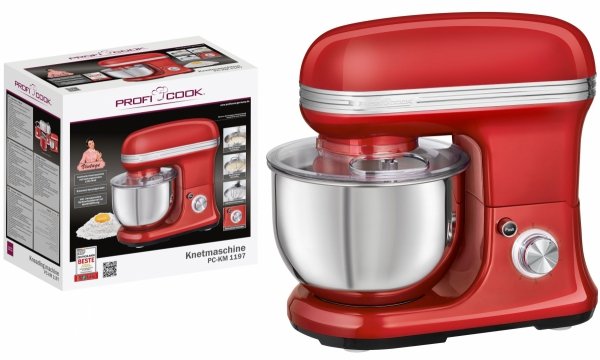 Profesjonalny robot kuchenny planetarny ProfiCook PC-KM 1197 czerwony