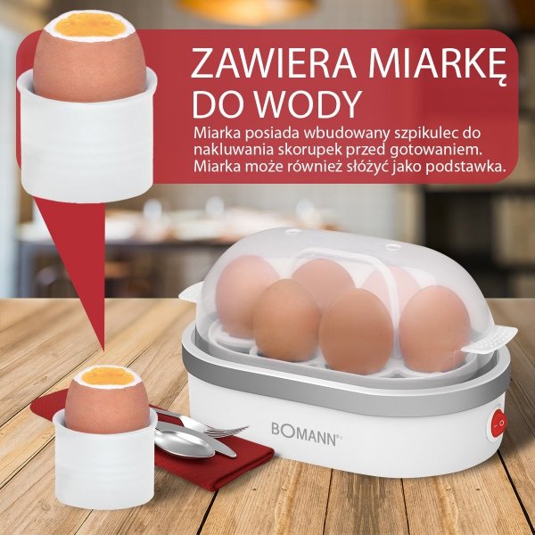 Jajowar urządzenie do gotwania jaj Bomann EK 5022 CB