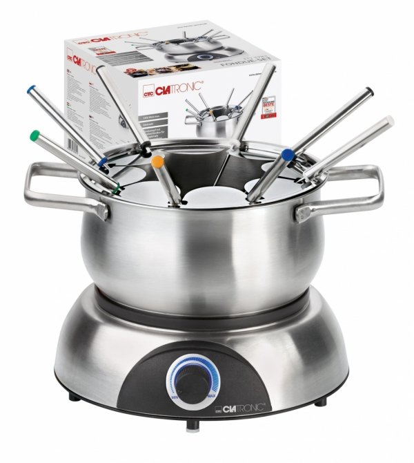 Zestaw do fondue ze stali szlachetnej Clatronic FD 3783
