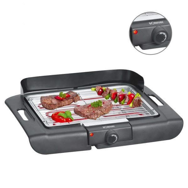 Grill elektryczny stołowy barbecue Bomann BQ 2243 CB