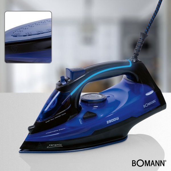 Żelazko parowe, ceramiczne 2800 W Bomann DB 6038 CB