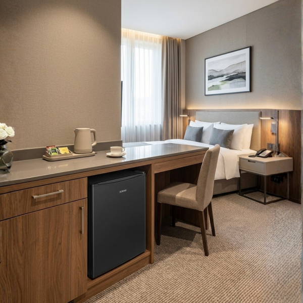 Lodówka chlodziarka podblatowa 58L Bomann KB 7347 (czarna)