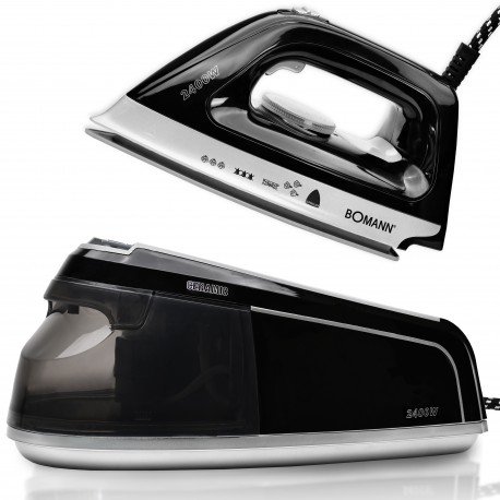 Żelazko ze stacją parową Bomann DBS 6034 CB (czarny)