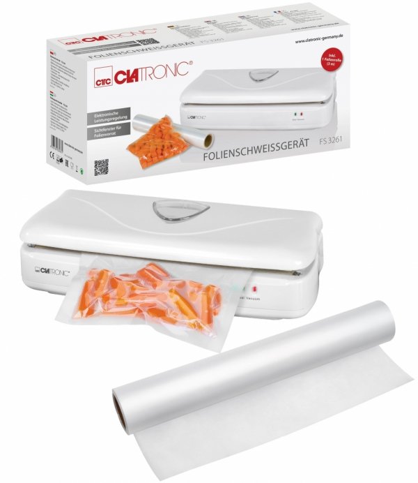 Zgrzewarka do folii pakowarka żywności  Clatronic FS 3261