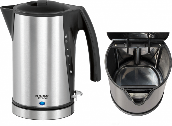 Czajnik elektryczny ze stali nierdzewnej 1,7 Bomann WKS 1356 CB Estate
