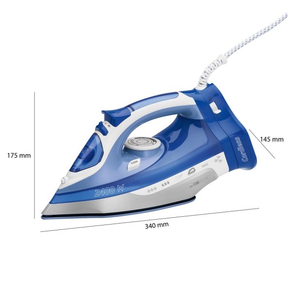 Bezprzewodowe żelazko ceramiczne 2400W Clatronic DB 3706