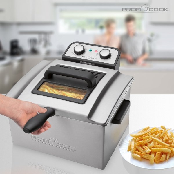 Frytownica olejowa 4 litry z 2 koszami ProfiCook PC-FR 1038
