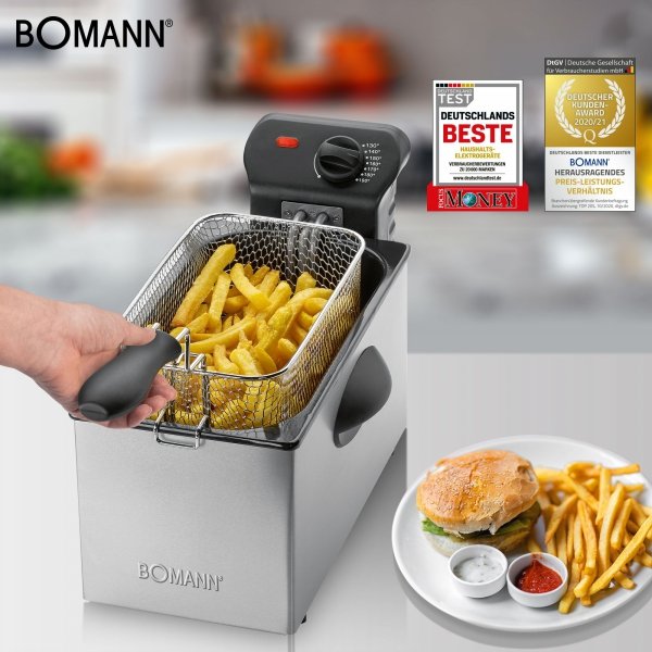 Frytkownica olejowa 3 litry Bomann FR 2264 CB